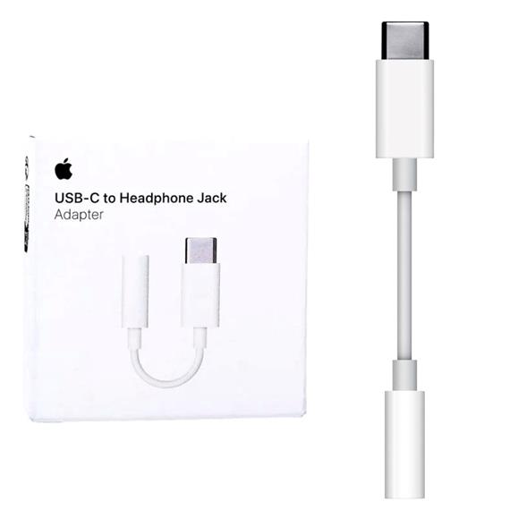 Apple Adaptador USB-C a JACK 3.5MM (MW2Q3ZM/A)