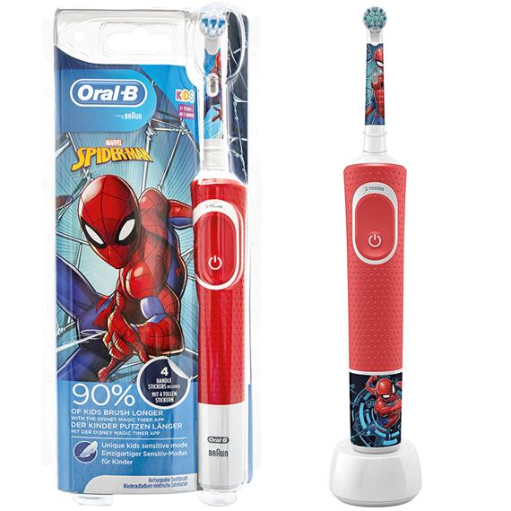 Braun Oral-B Vitality Cepillo Eléctrico Spiderman (D100.413.2K)