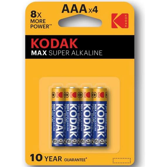 KODAK LR-03 AAA MAX ALKALINA 4 UNDS (30952812)