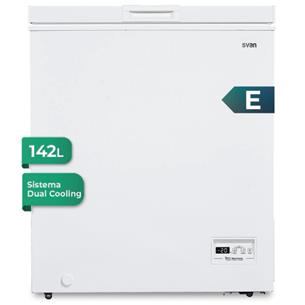 Svan SCH1501EDC Congelador Horizontal 142L Display Blanco