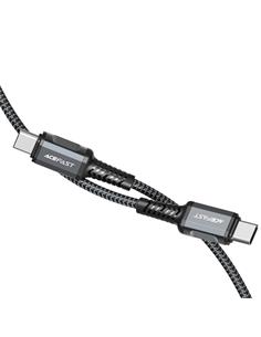 Cable USB-C a USB-C 1.2 metros 60W Acefast C1-03 Gris
